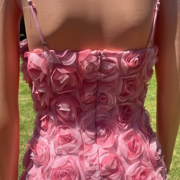 Lulu's Blush Rose Midi Dress - Picture 6 of 7